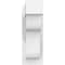 Ekena Millwork Carmel Architectural Grade PVC Outlooker with Block Ends, 7"W X 20"D X 20"H OUTP07X20X20CAR05 - alternate 2